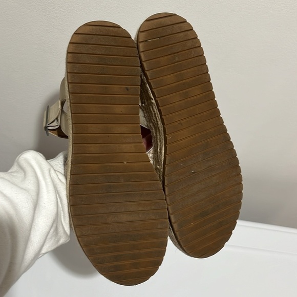 Susina Marli Strappy Espadrille Flatform Sandal Snakeskin Print Women's Size 10 - Picture 14 of 14